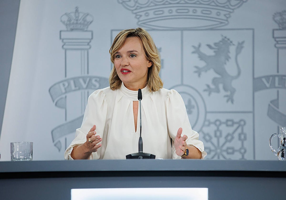 La portavoz del Gobierno, Pilar Alegría