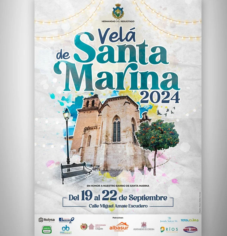 Cartel de la Velá de Santa Marina