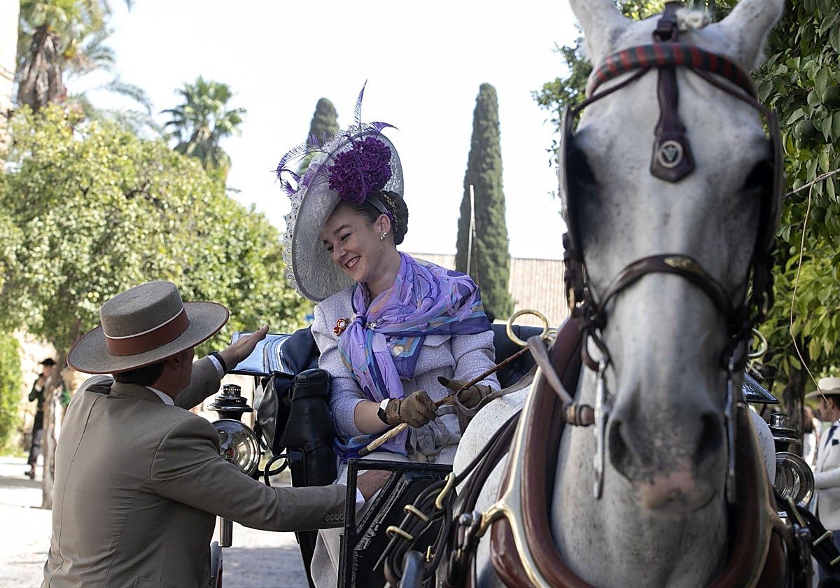 Participantes en el cocnurso de atalajes de Córdoba