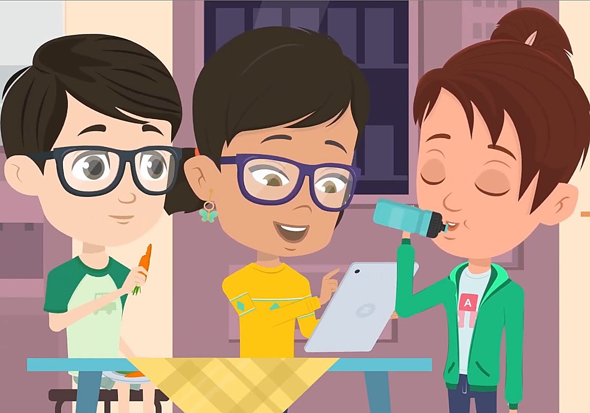 Fotograma del corto presentado a los estudiantes de Ferrol