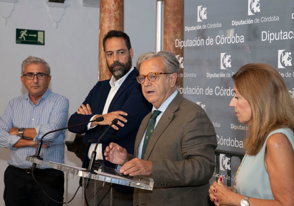 Fuentes durante su comparecencia tras la reunión con el director general de Salud Pública