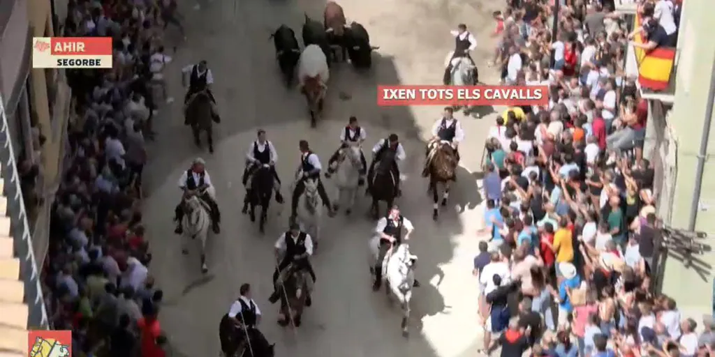 Audiencias de À Punt: más de 275.000 espectadores vieron la Entrada de Toros y Caballos de Segorbe