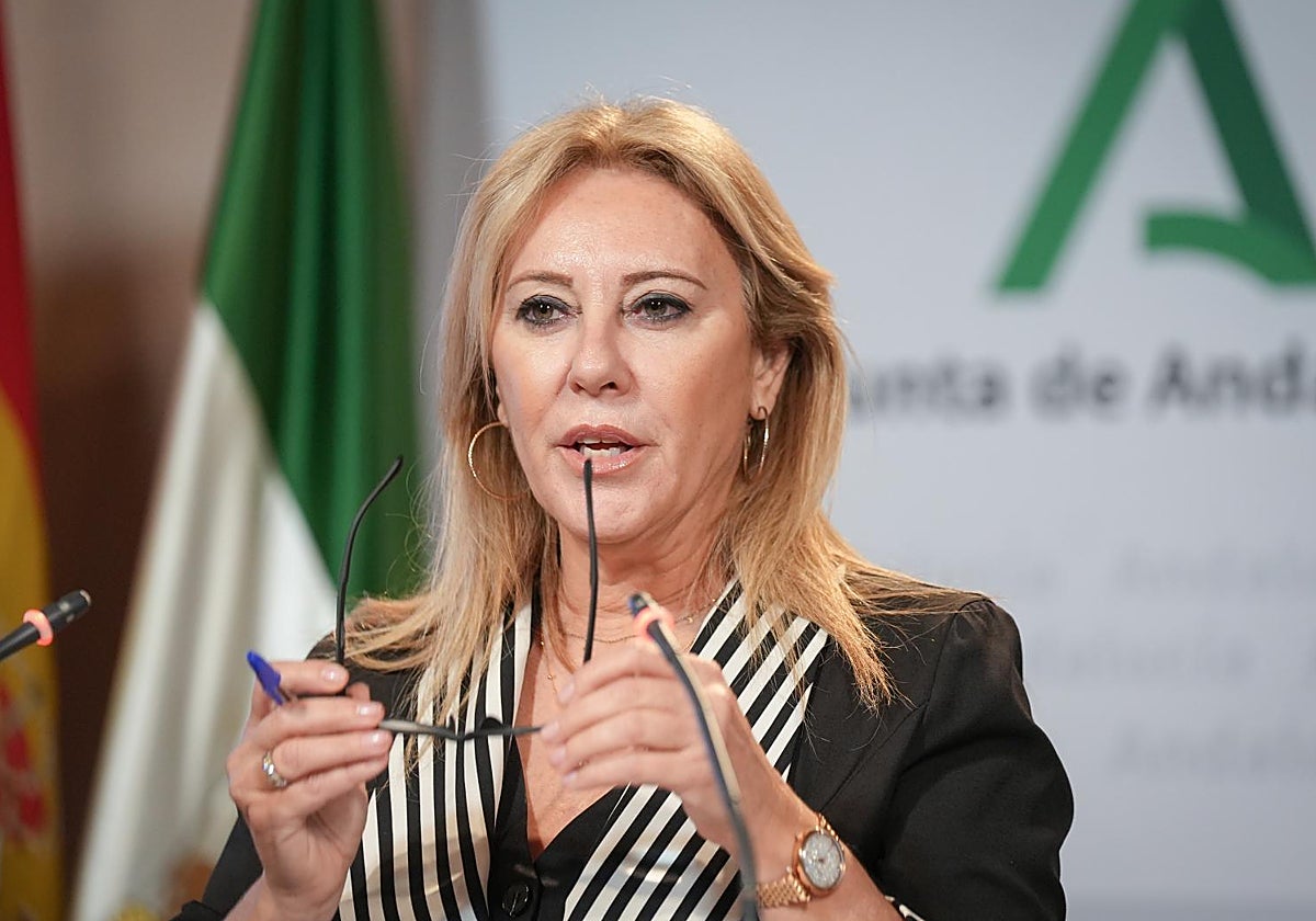 La portavoz del Gobierno andaluz, Carolina España