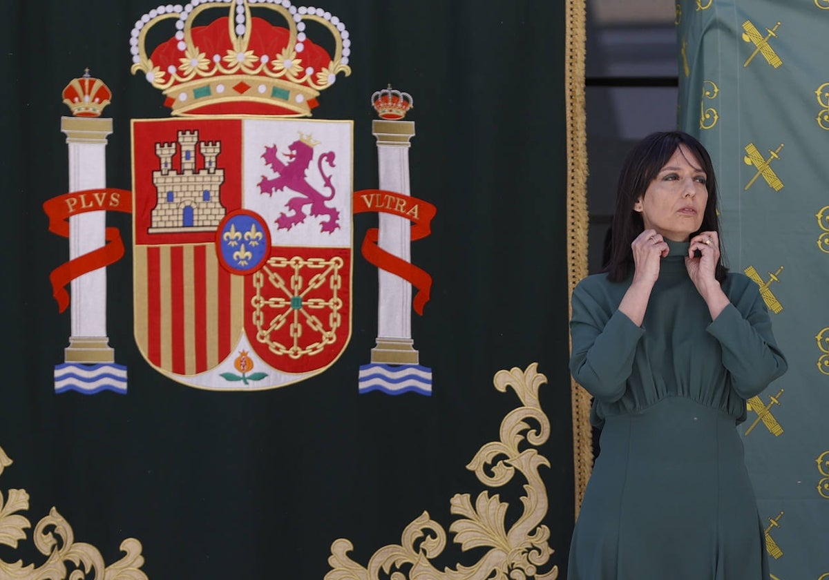 Fotografía de archivo de Mercedes González como directora general de la Guardia Civil en Madrid