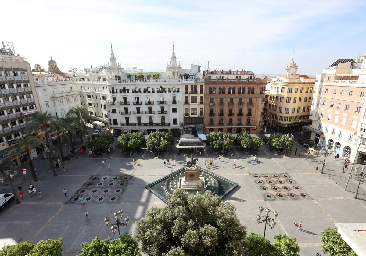 Panorámica de la fachada este-oeste de las Tendillas donde se agrupan tres de los cuatro alojamientos