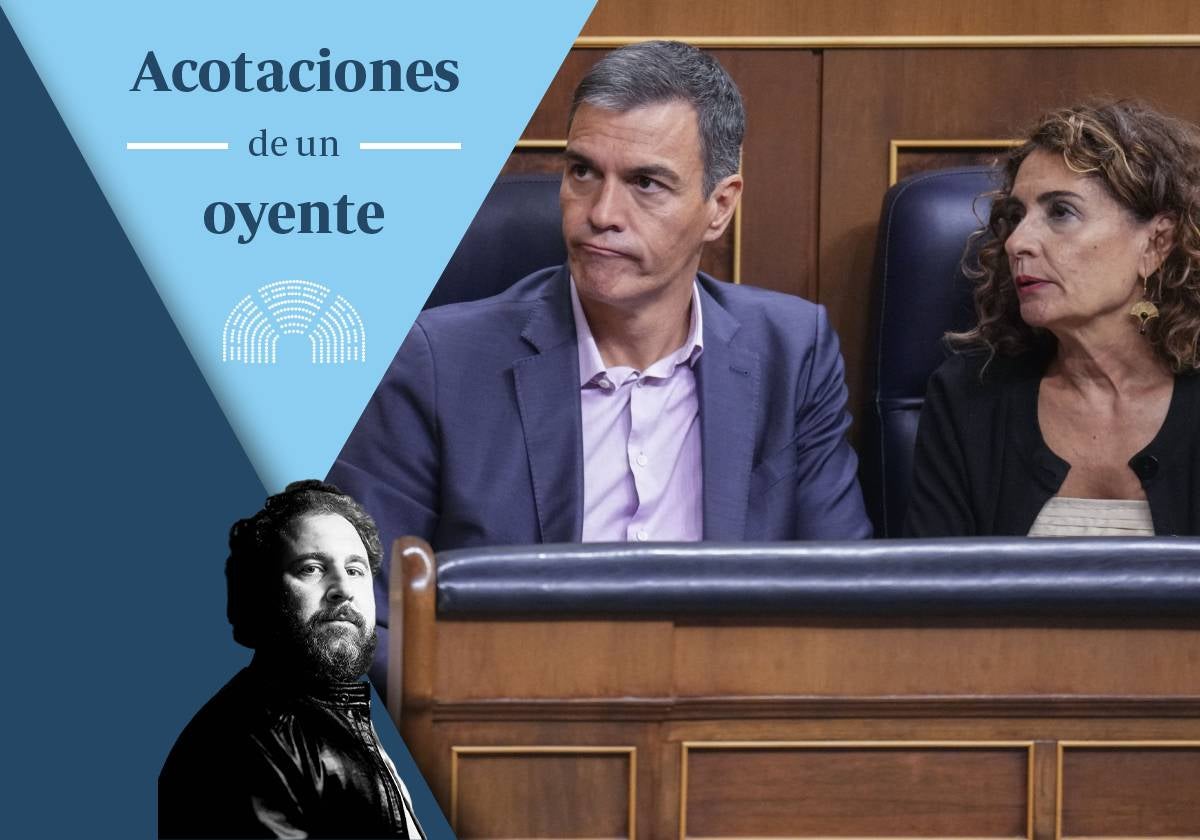 Pedro Sánchez y María Jesús Montero, este miércoles en el Congreso