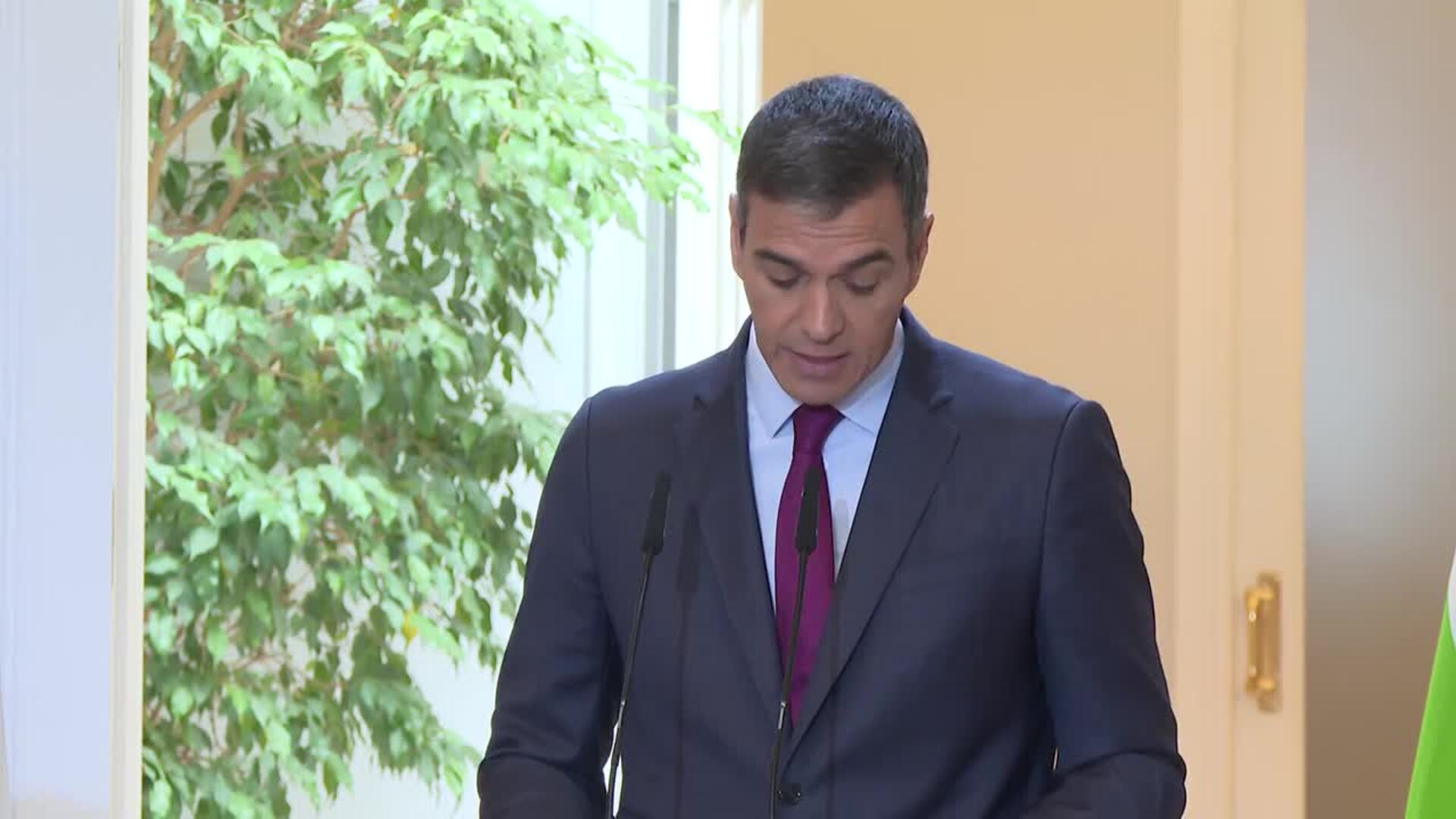 España &quot;continuará trabajando&quot; para aplicar la solución de los dos Estados en Palestina