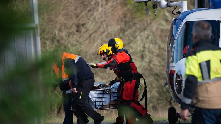 Muere un hombre al caérsele encima una piedra en Orense