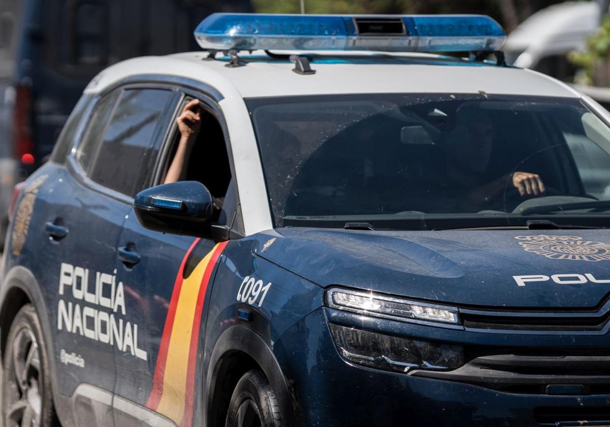 Coche de la Policía Nacional.