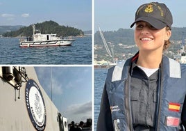 Nuevas imágenes de la Princesa Leonor de maniobras en el mar con sus compañeros de la Escuela Naval