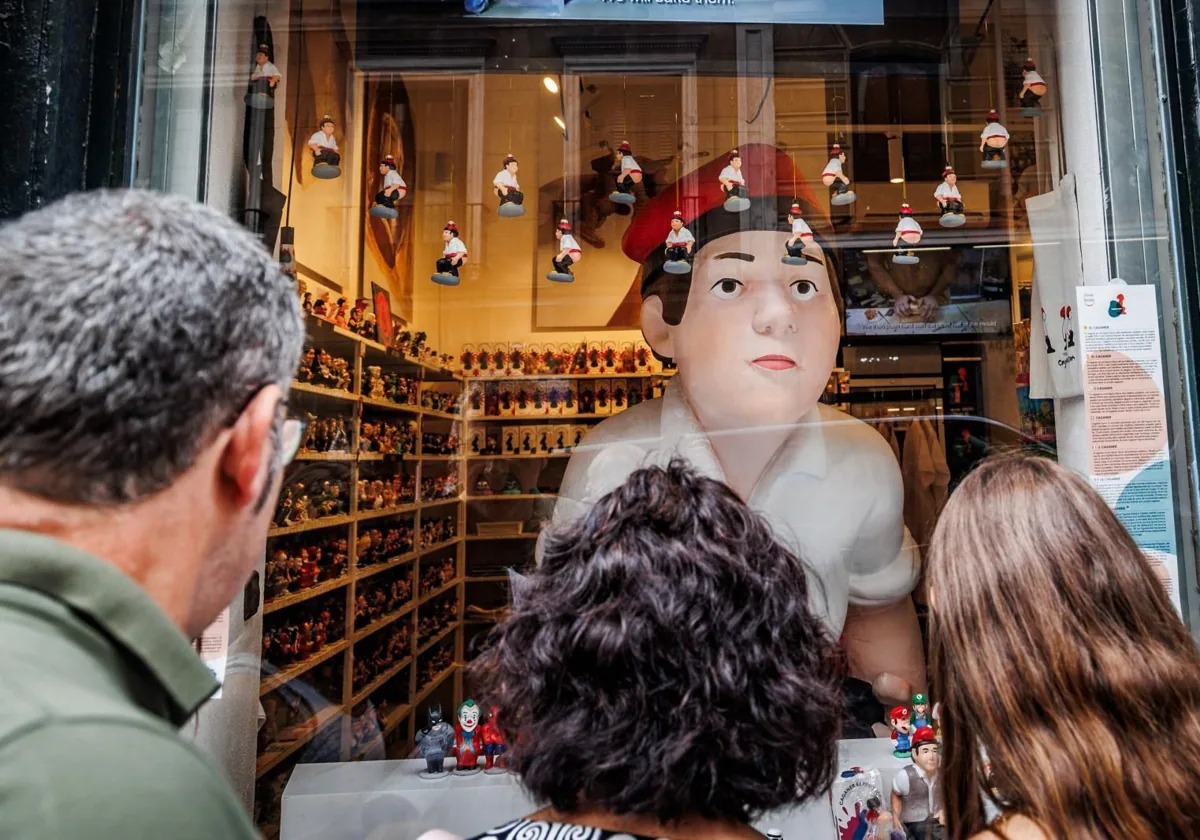 La tienda de caganers, en la calle Mayor de Madrid