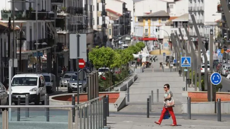 Una calle de Pozoblanco