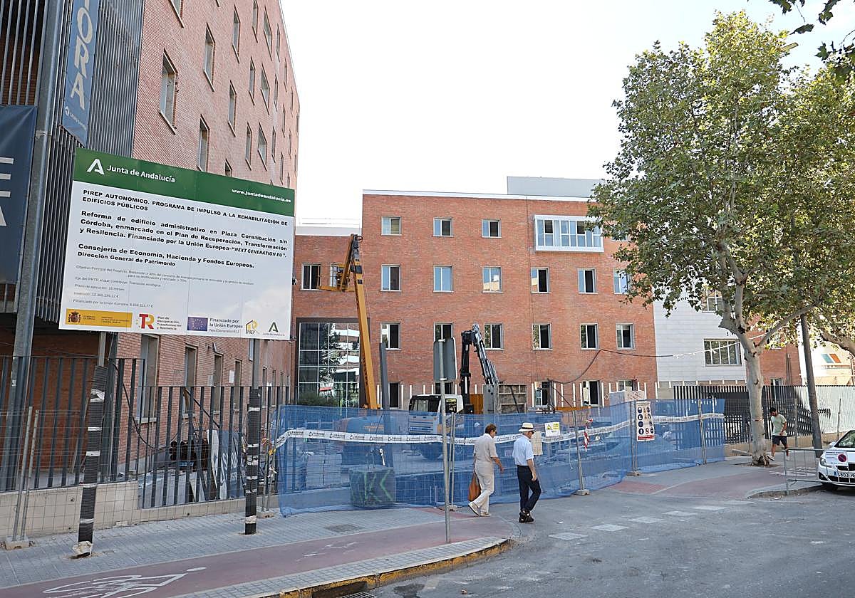 Obra de los viejos juzgados que desarrolla la Junta de Andalucía