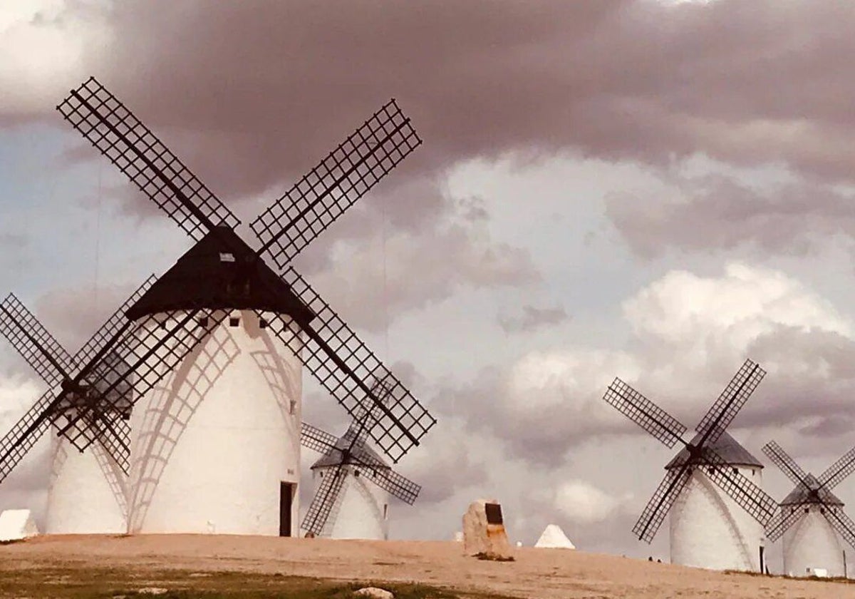 Molinos de viento de la localidad de Campo de Criptana