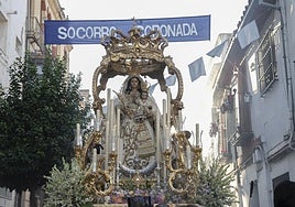 Horario, itinerario y novedades de la procesión de la Virgen del Socorro de Córdoba