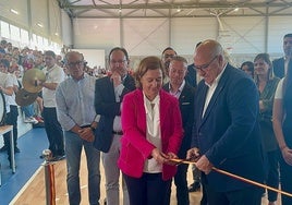 Quismondo construye un pabellón polideportivo cubierto en el que la Diputación ha invertido más de 300.000 euros