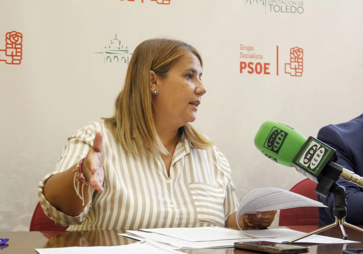 Tita García Élez, portavoz del PSOE en la Diputación de Toledo