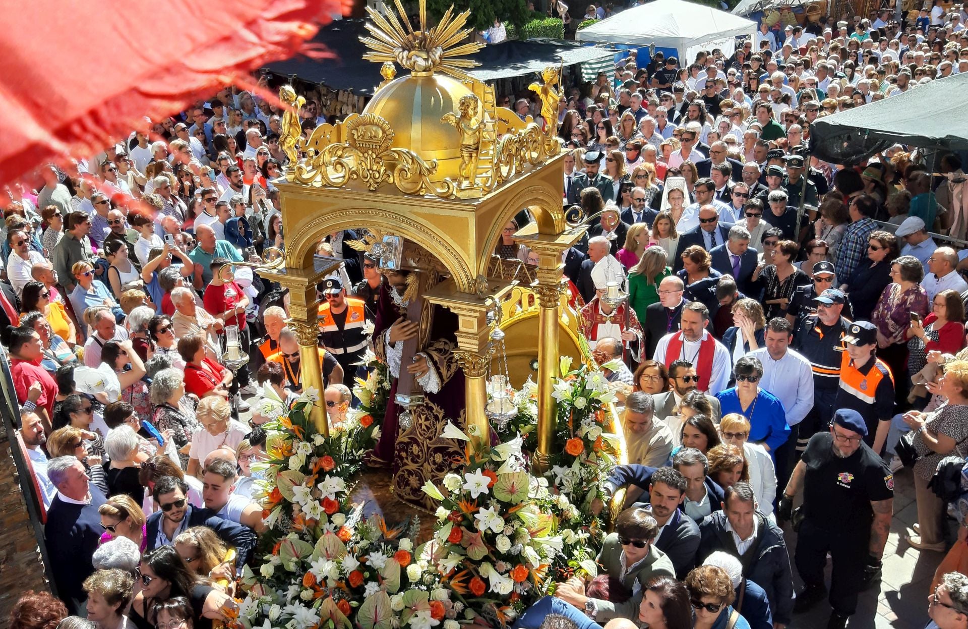 La procesión del Cristo de Urda, en imágenes