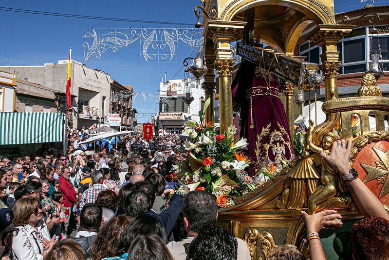 La procesión del Cristo de Urda, en imágenes