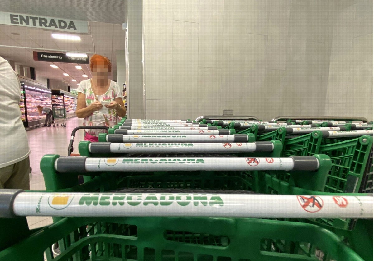 Imagen de un supermercado de Mercadona en Alicante