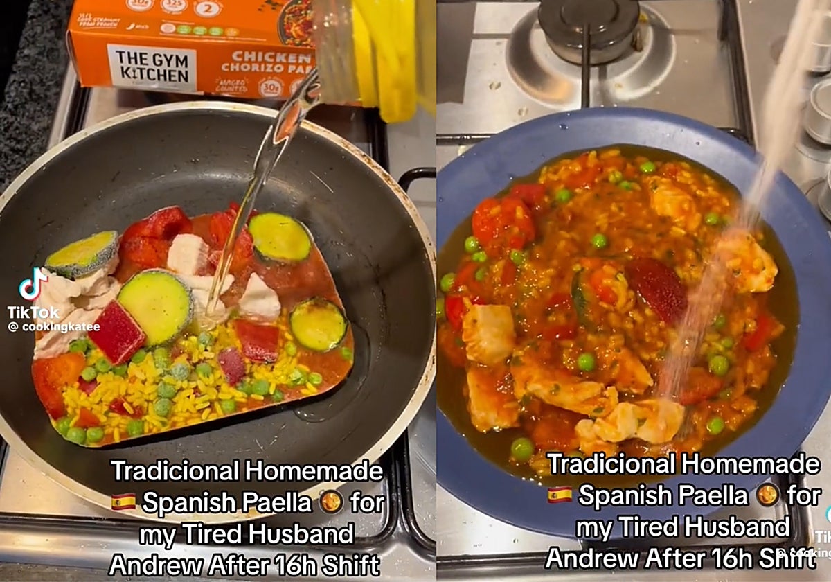 Imagen de la paella congelada que ha indignado a valencianos y españoles