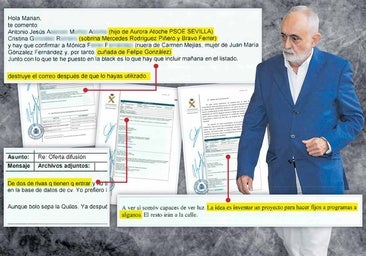 El PSOE enchufaba a familiares en la Junta de Andalucía por un 'e-mail' que ordenaron «destruir»