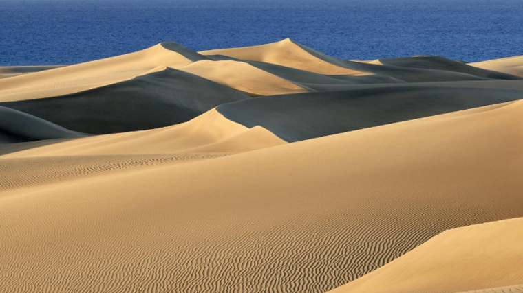 Las Dunas de Maspalomas son uno de los principales atractivos turísticos de la isla de Gran Canaria