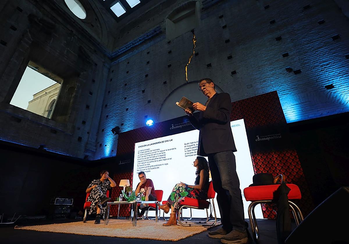 Bruce Weihl, durante su intervención este martes en Cosmopoética