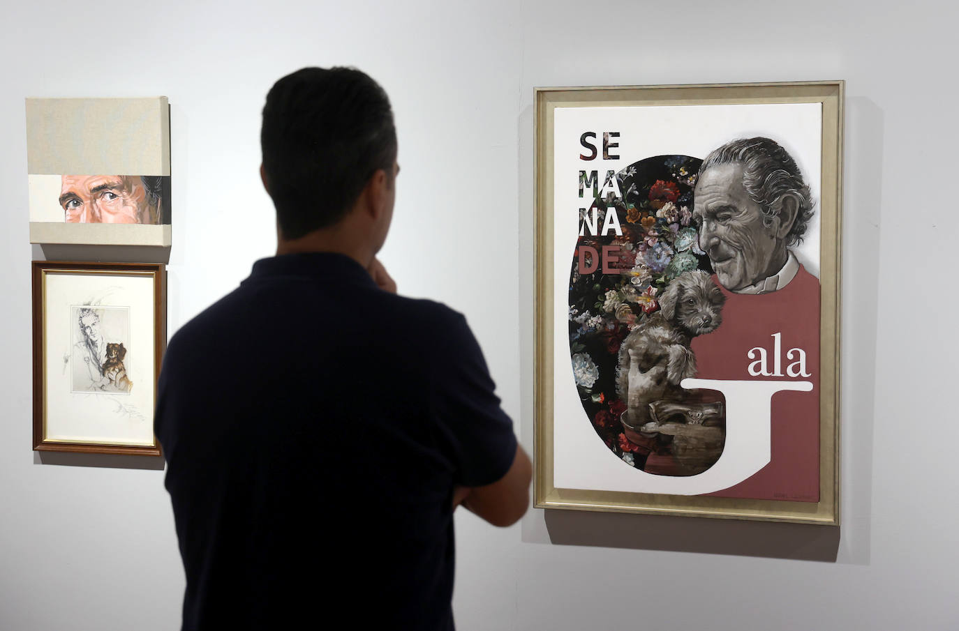 Antonio Gala en &#039;mil retratos y miradas&#039;, exposición en imágenes