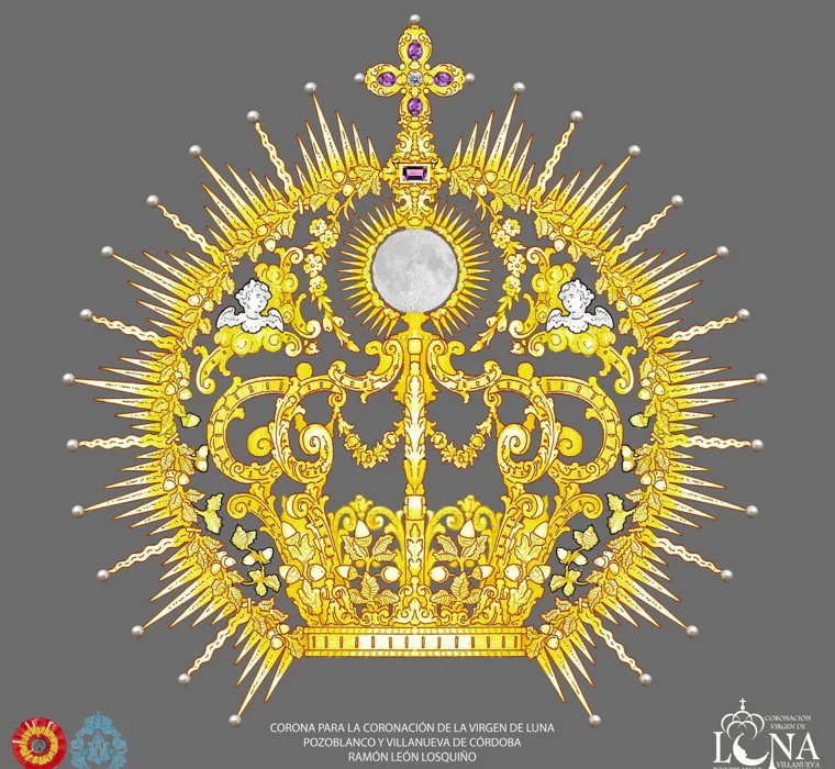 Diseño de la corona de la Virgen