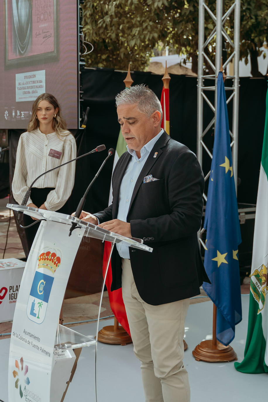 La inauguración de la feria Fuente Palmera de Boda, en imágenes