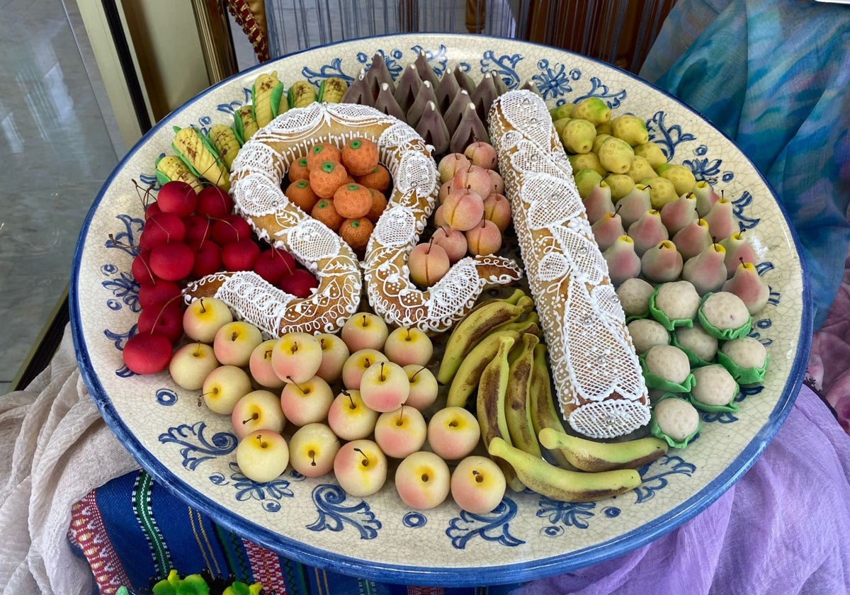 Imagen de la mocadorà de la Pastelería Galán, ganadora del primer premio