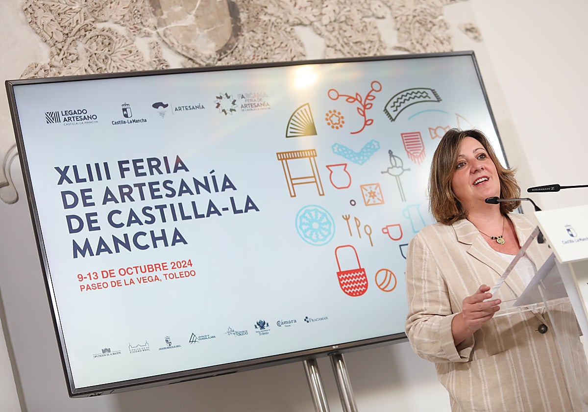 La consejera, durante la presentación