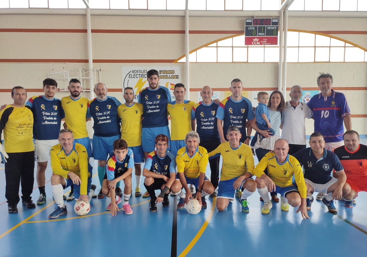 Los jugadores que participaron en el partido