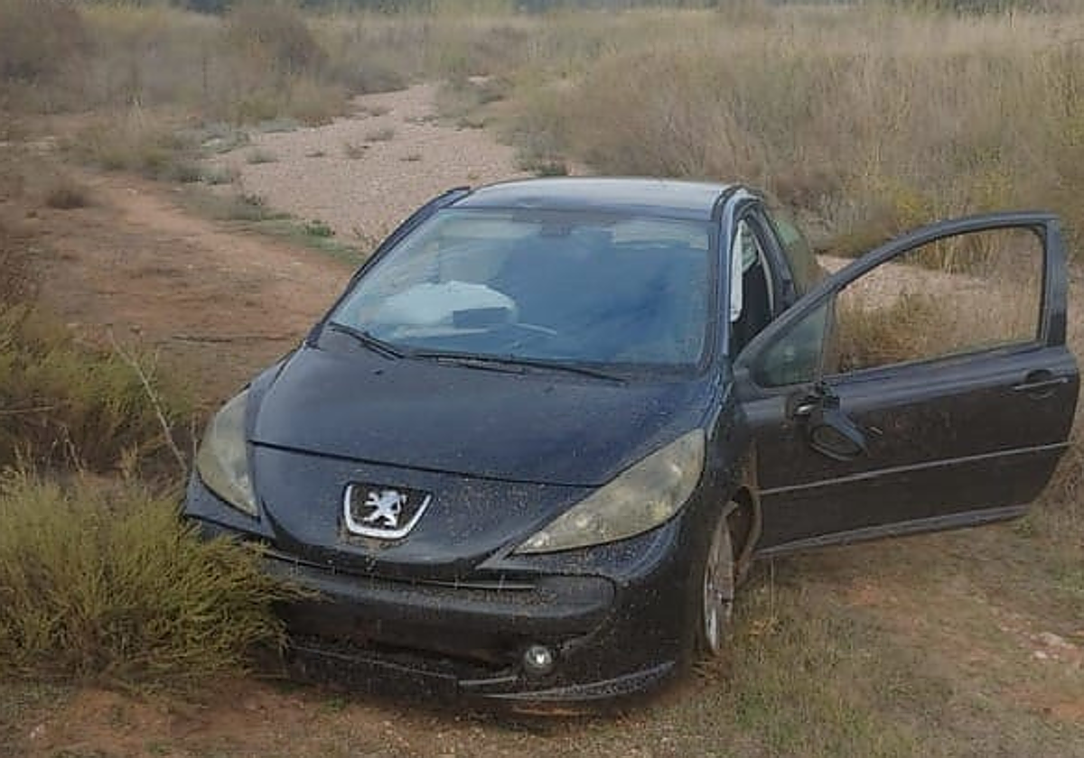 Imagen del vehículo accidentado en Burgos