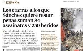 El Gobierno consuma su plan para rebajar 380 años a cuarenta etarras