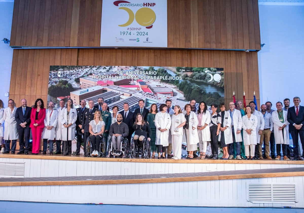 García-Page ha presidido el acto de celebración del 50 aniversario del Hospital Nacional de Parapléjicos