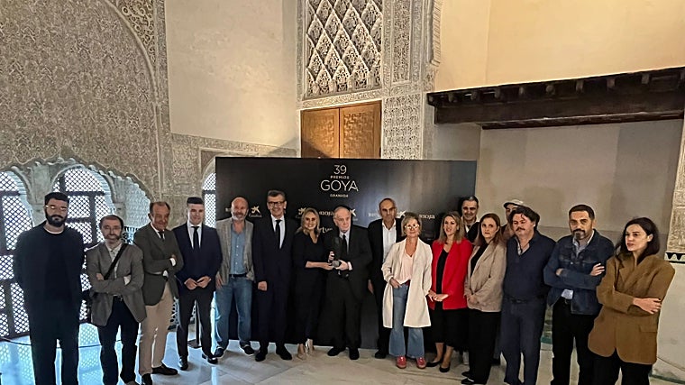 Los asistentes al acto de presentación en el Cuarto Real de Santo Domingo