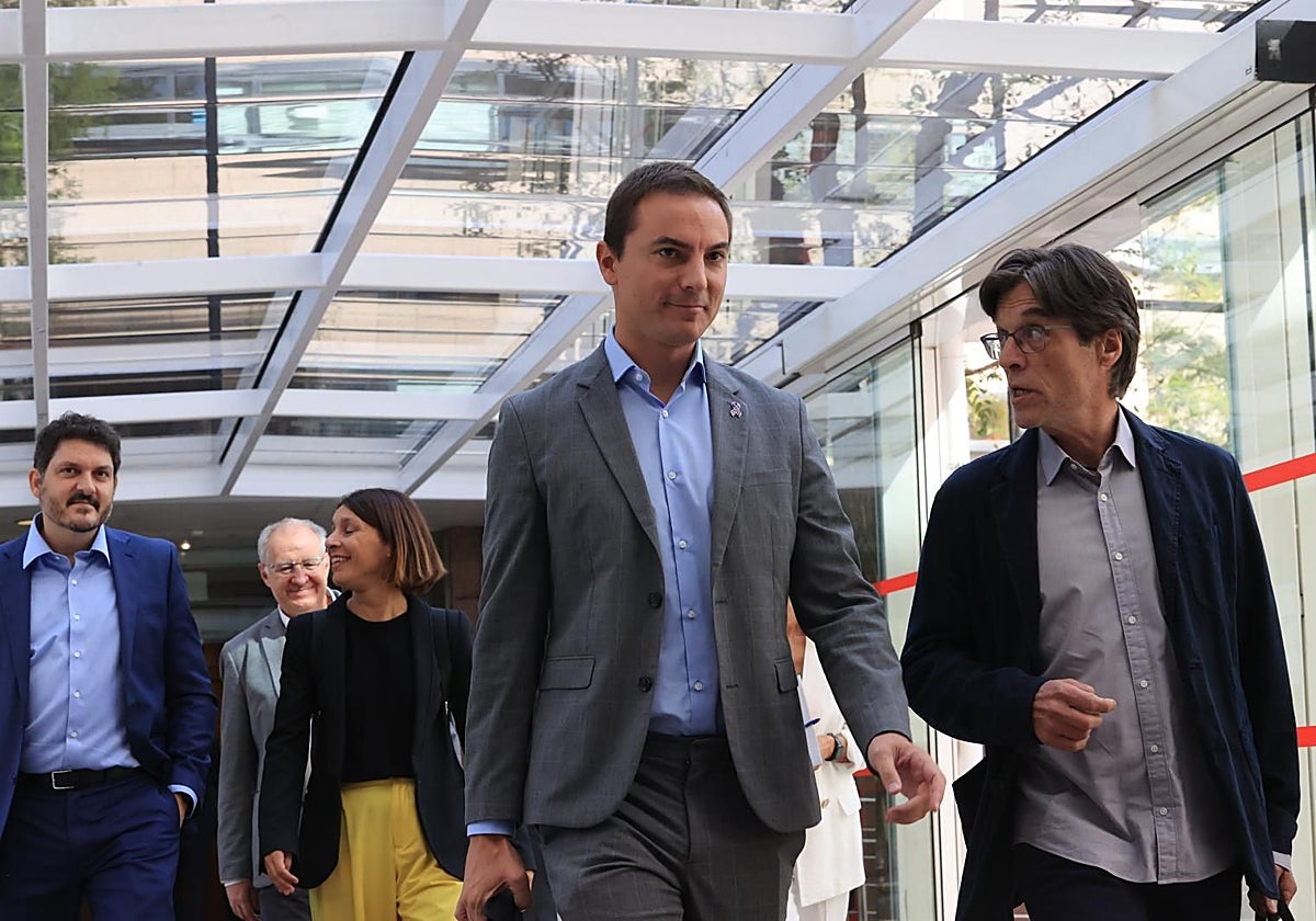 El portavoz del PSOE en la Asamblea de Madrid, Juan Lobato