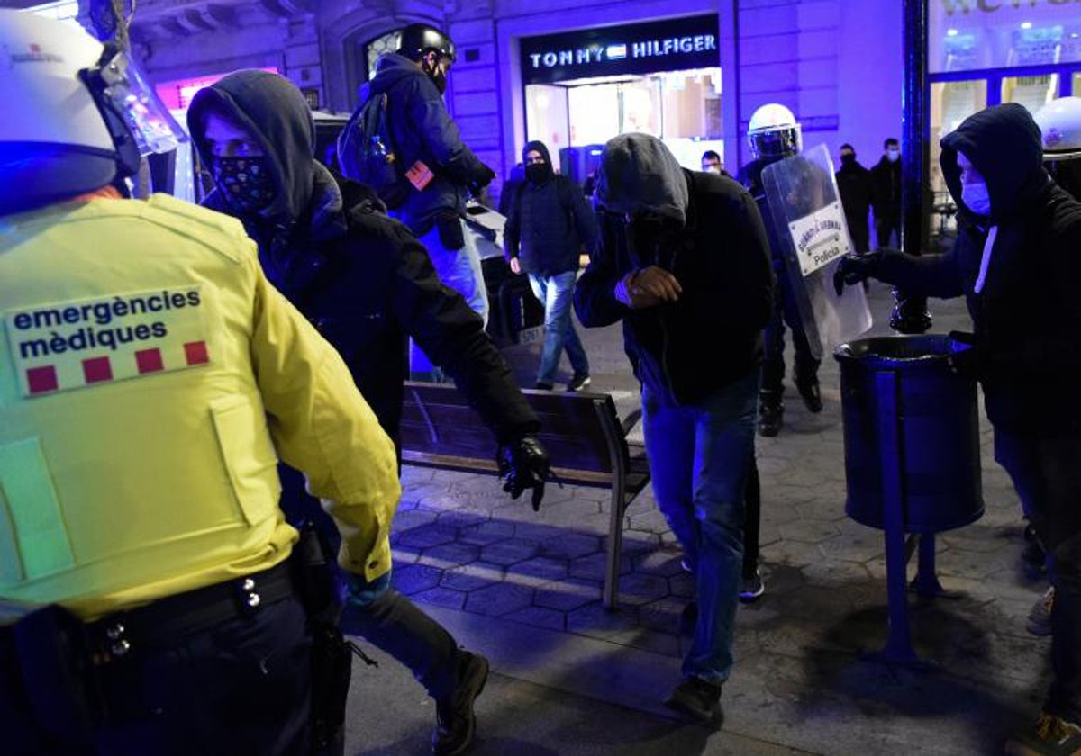 Protestas tras la entrada en prisión de Pablo Hásel