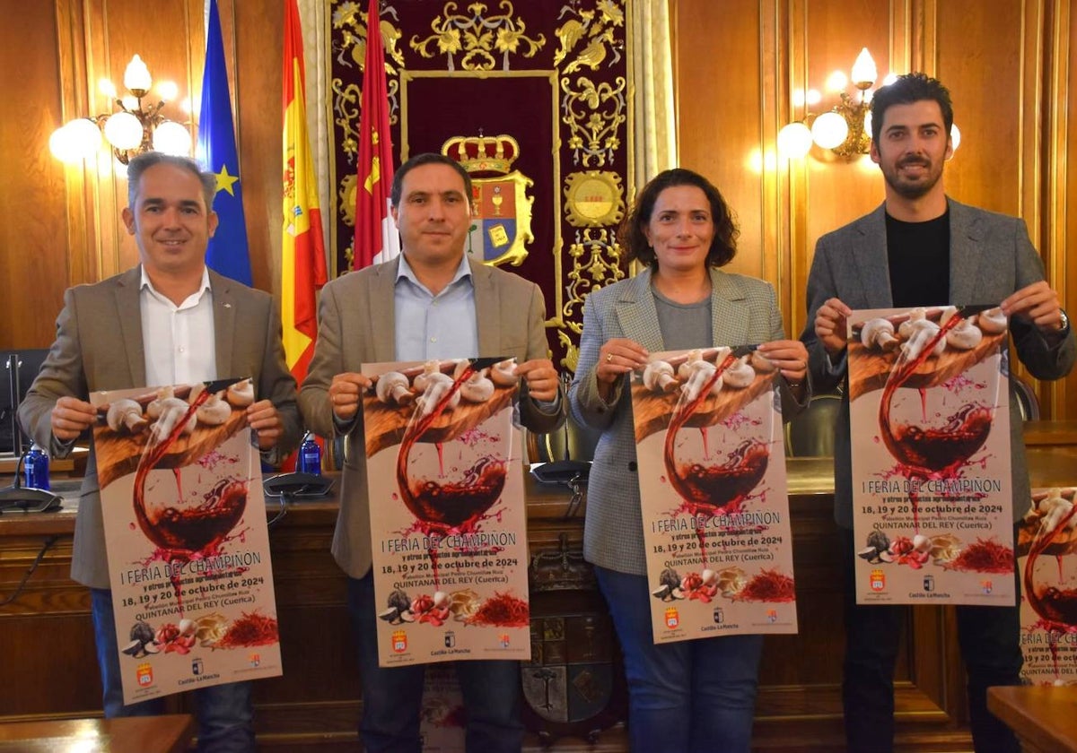 Martínez Chana ha presentado la Feria del Champiñón que se celebrará en Quintanar del Rey