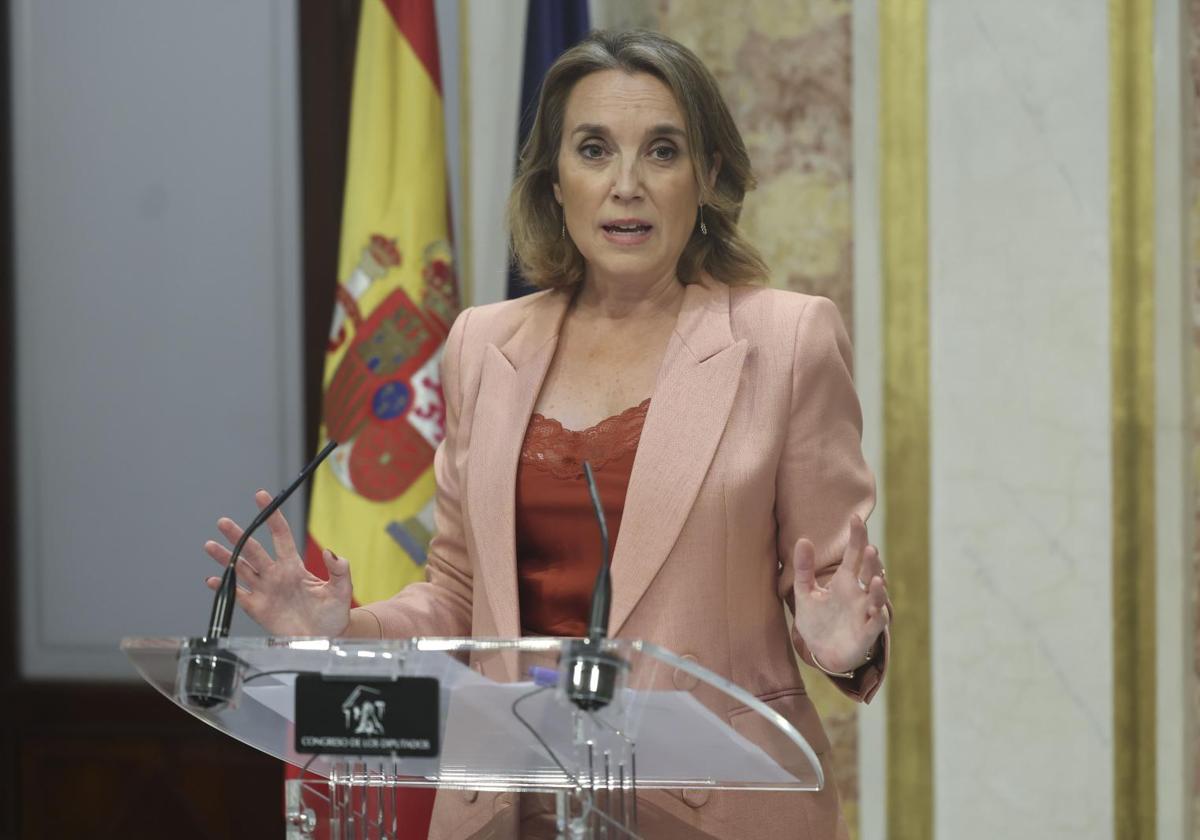 La diputada y secretaria general del PP Cuca Gamarra