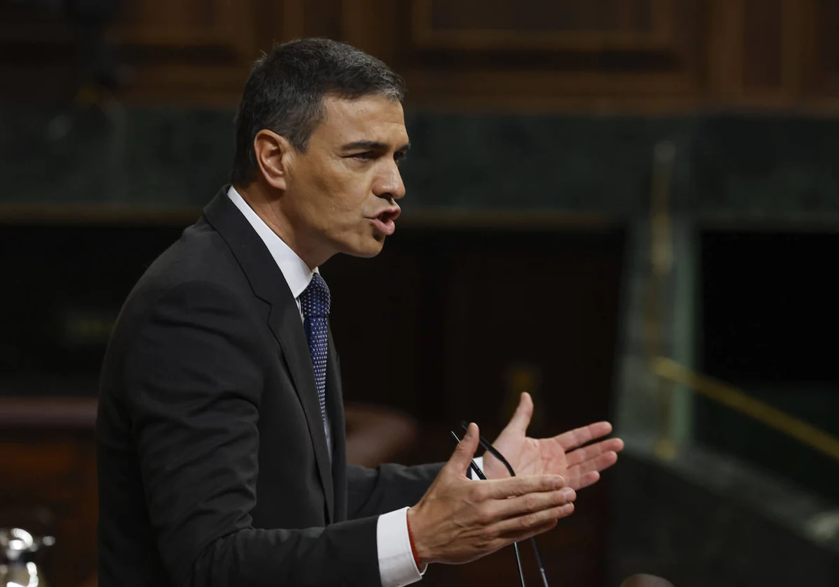 El presidente del Gobierno, Pedro Sánchez