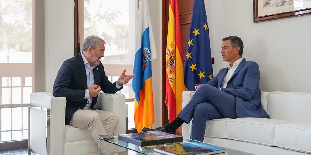 Clavijo pedirá financiación para afrontar la crisis migratoria durante su reunión con Sánchez