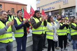 Protesta en Zamora en apoyo a los agricultores procesados por los disturbios de marzo