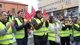 Protesta en Zamora en apoyo a los agricultores procesados por los disturbios de marzo