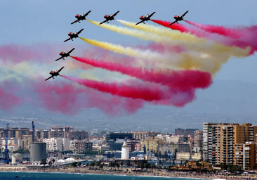 Estos son los aviones que iban a volaren el desfile aéreo del 12 de octubre en Madrid: lista completa de modelos