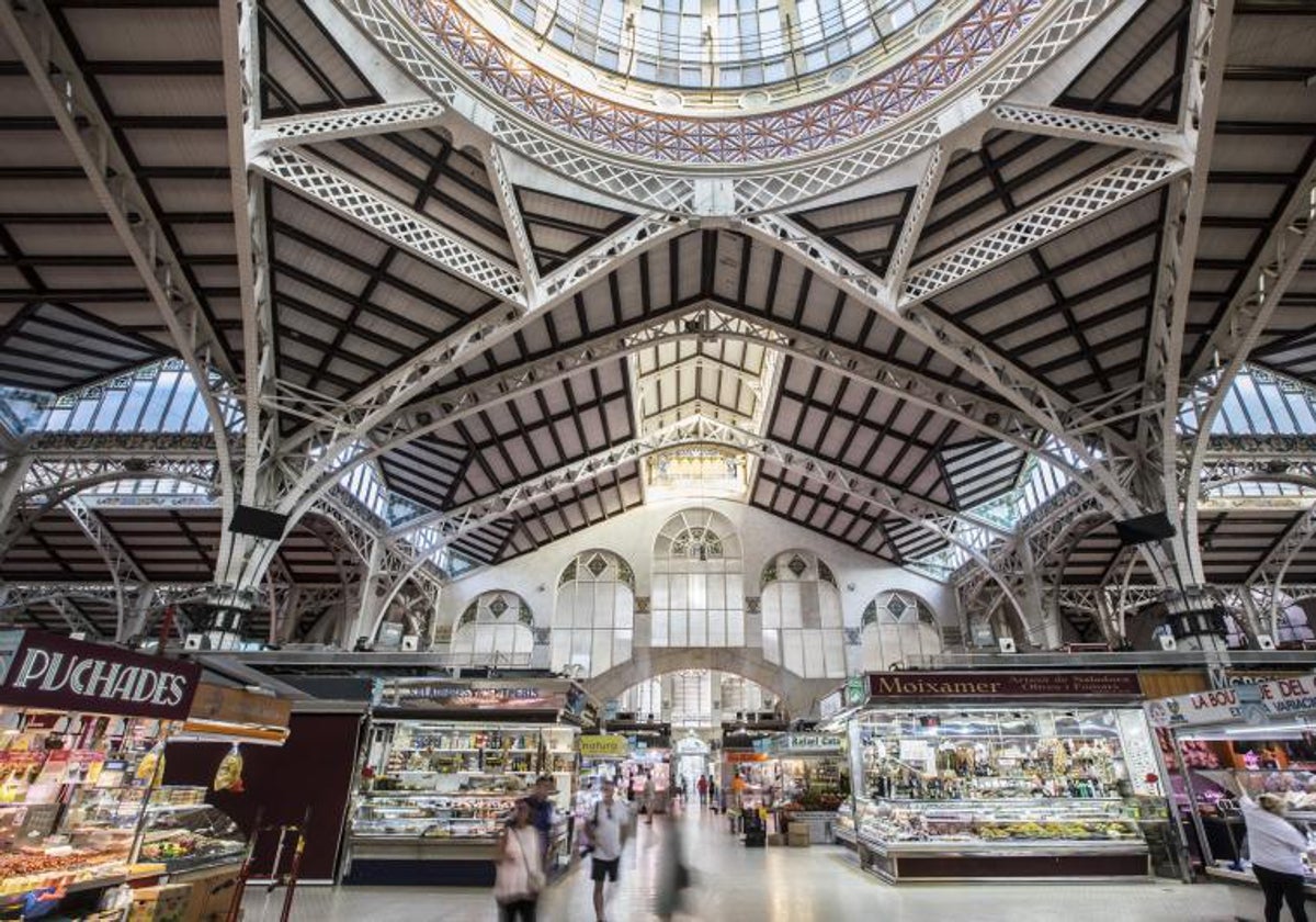 Imagen de archivo del Mercado Central de Valencia