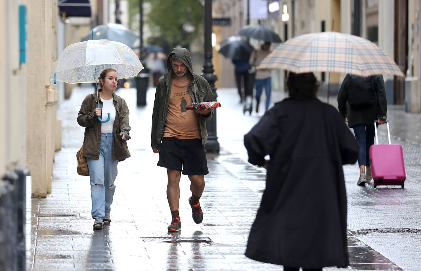 En imágenes, los últimos coletazos de la borrasca Berenice en Córdoba