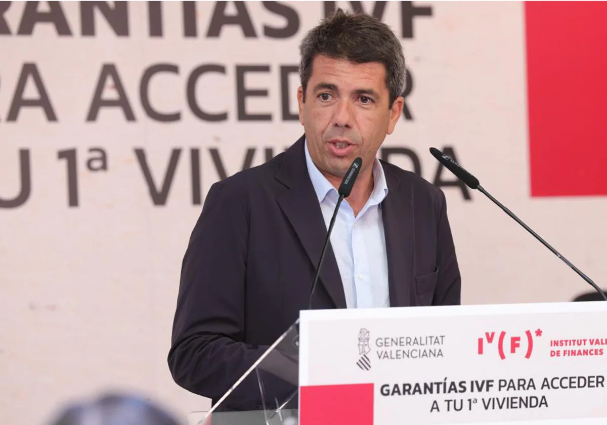 Carlos Mazón, presidente de la Generalitat Valenciana y del PP en la Comunidad